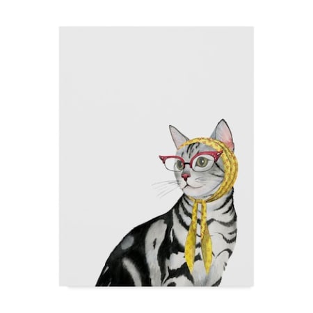 Grace Popp 'Cool Cat Iii' Canvas Art,18x24